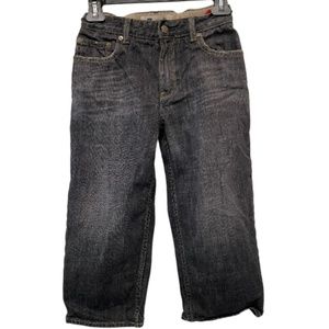 Gap Loose Fit Denim Jeans with Adjustable Elastic Waistband Size 6H